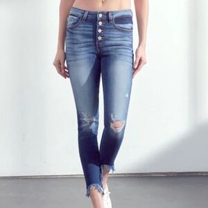 KanCan Kitson High Rise Ankle Skinny Jeans